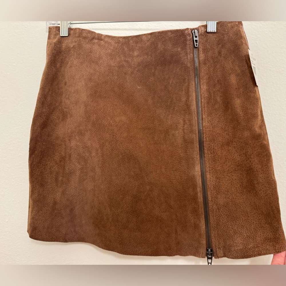 BLANKNYC zip suede miniskirt size 29